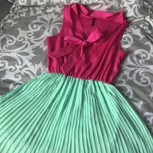 Magenta & Cyan Vintage PinUp Sailor Modcloth Dress